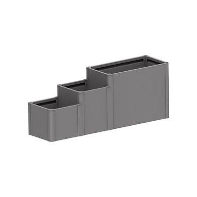DaVinci Plantenbaksysteem variant 3 donkergrijs-metallic