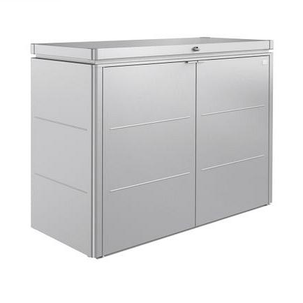 Highboard 160 zilver metallic
