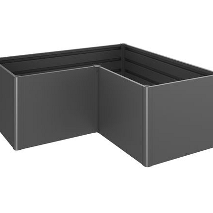 Moestuinbox Gr. L donkergrijs metallic