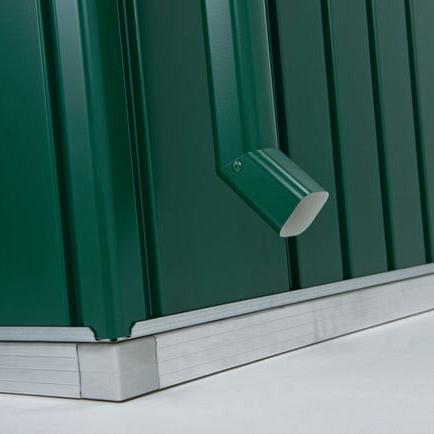 Regenpijpset voor Europa donkergroen