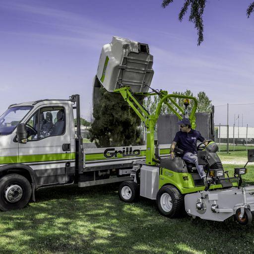 Grillo FD 2200TS 4WD Zitmaaier Hoog kiep inc 155 CM maaidek