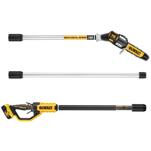 DEWALT borstelloze kettingzaag op steel 18V XR 20cm (zonder accu)