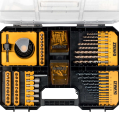 100-delige schroef- boren- en gatenzagenset in TSTAK-koffer