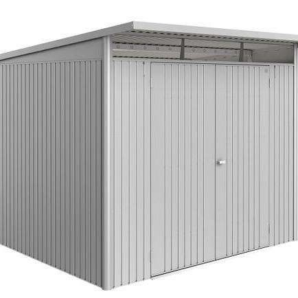 Berging AvantGarde ECO Gr. A7 kwartsgrijs-metallic Dubbele Deur