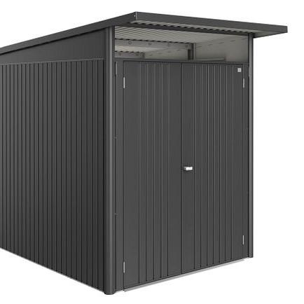 Berging AvantGarde ECO Gr. A4 donkergrijs-metallic Dubbele Deur smal