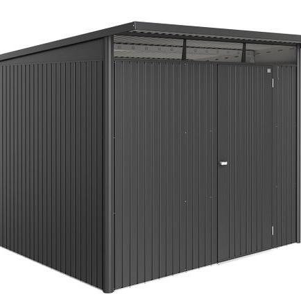 Berging AvantGarde ECO Gr. A7 donkergrijs-metallic Standaard deur