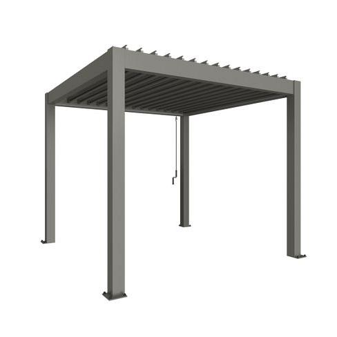 PERGOLA 3 x 3 kwartsrgrijs / argent