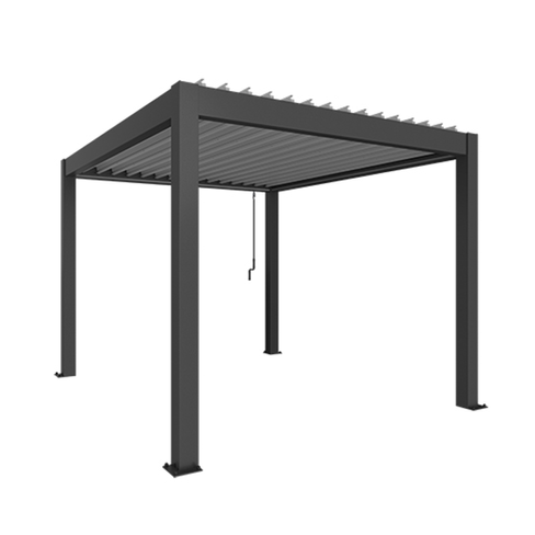 PERGOLA 3 x 3,5 donkergrijs / zilver-met