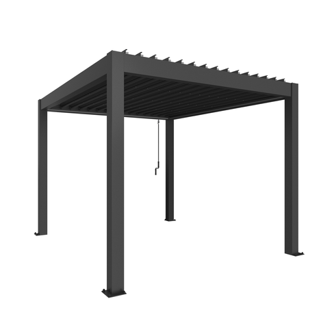 PERGOLA 3 x 3,5 donkergrijs met.