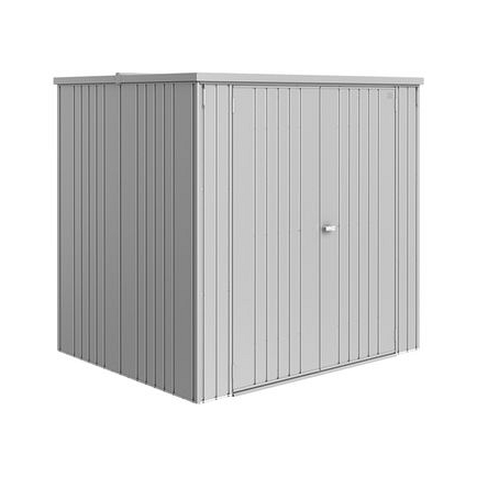 Tuinkast 190 LARGE zilver metallic