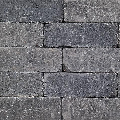 Stonique trommel longstone 7 cm antraciet