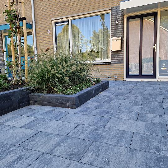 H2O comfort square 60x30x5 cm nero/grey