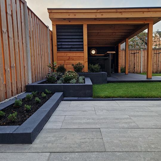 Patio square 40x80x5 cm concrete