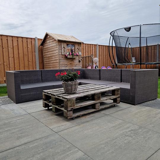 Patio square 90x90x6 cm concrete