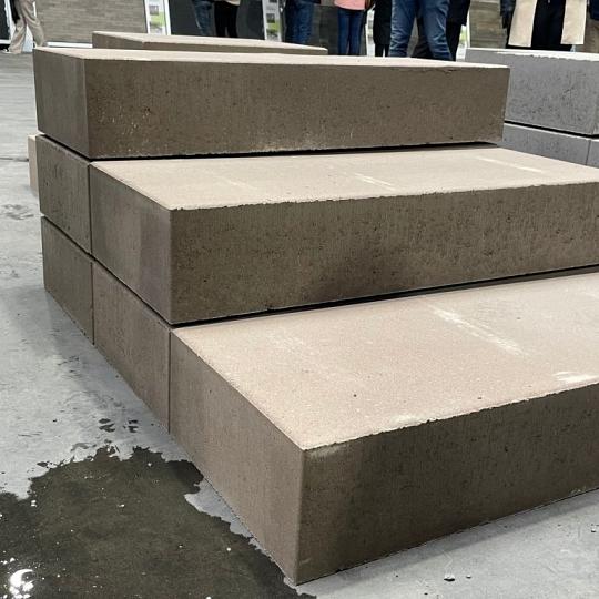 Traptrede 18x40x100 cm Taupe