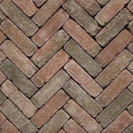 UDF60 Novoton Getrommeld bruin rood bezand