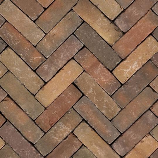 UDF60 Varia WS Getrommeld geel rood bont onbezand