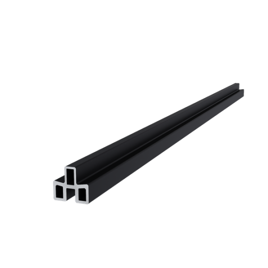 NewTechWood Aluminium Frameset voor Triple Schermplanken Zwart