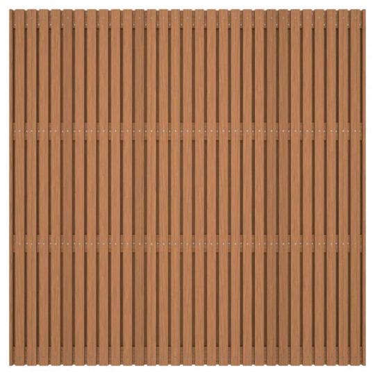 Thermovision Ayous enkelzijdig geschaafd latten paneel, recht horizontaal, 180 x 60 cm.