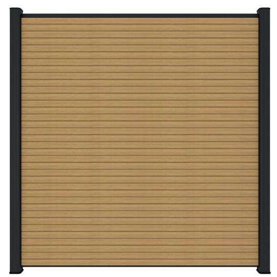 NewTechWood Co-extrusie composiet scherm Triple, 180 x 180 cm, Red Cedar.