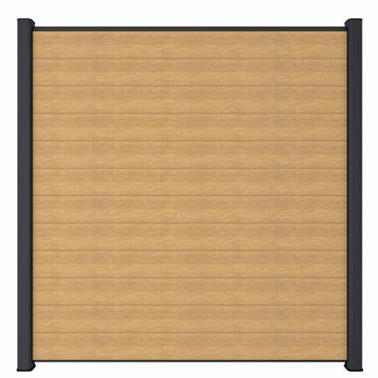 NewTechWood Co-extrusie Composiet Scherm 180 x 180 cm – Red Cedar