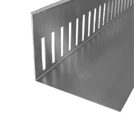 Dakrandprofiel RVS 2M1 200x8x6cm