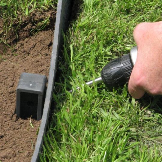 ECOO  Ecolat GRIJS recht 19 cm x 10 mm, lengte 2 m