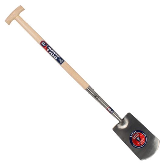 Spear & Jackson – Draineerspade – Blank gepolijst – Essenhouten steel – 76 cm