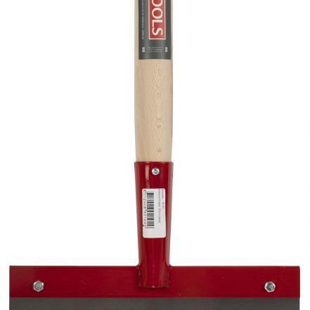 Betonschraper van Gehard Staal  30 cm - met Essenhouten Steel 130 cm