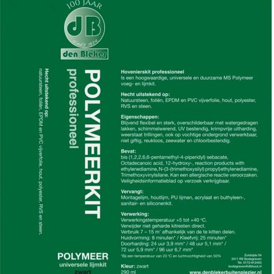 DB Polymeerkit 290 ml - Zwart