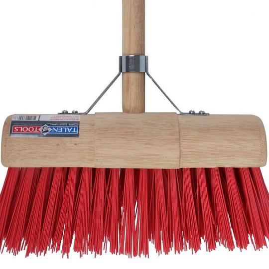 Talen Tools – Bezem – Halfrond – Professioneel – Houten steel – 140 centimeter