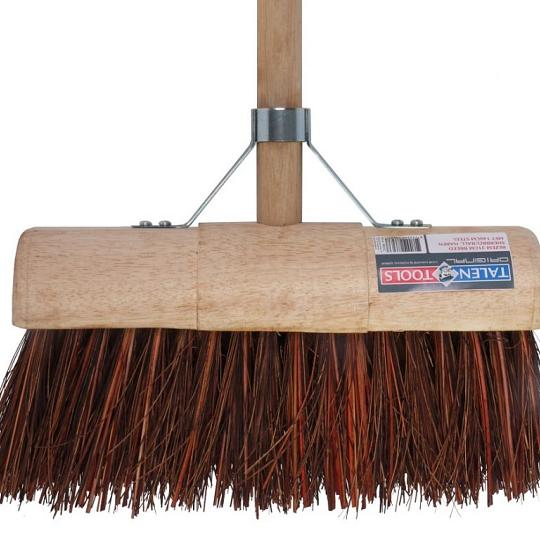 Talen Tools – Bezem – Sherbro – Halfrond – Houten steel – 140 centimeter