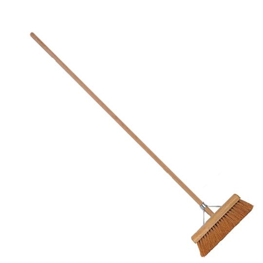 Talen Tools – Kamerveger – Kokos – 30 centimeter – Houten steel – 150 centimeter