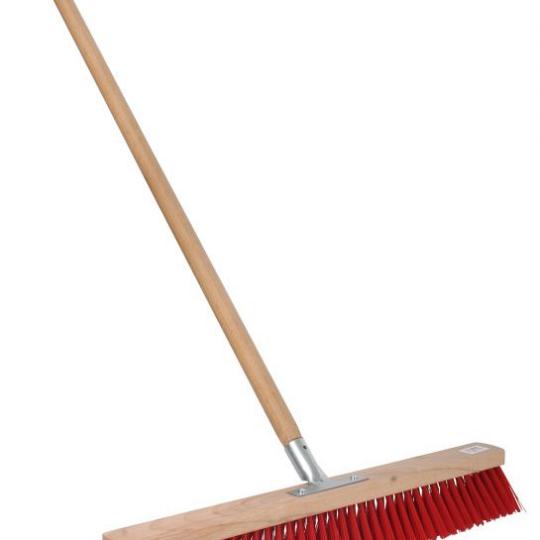 Talen Tools – Straatbezem – Nylon – 60 cm – Houten steel – 160 cm
