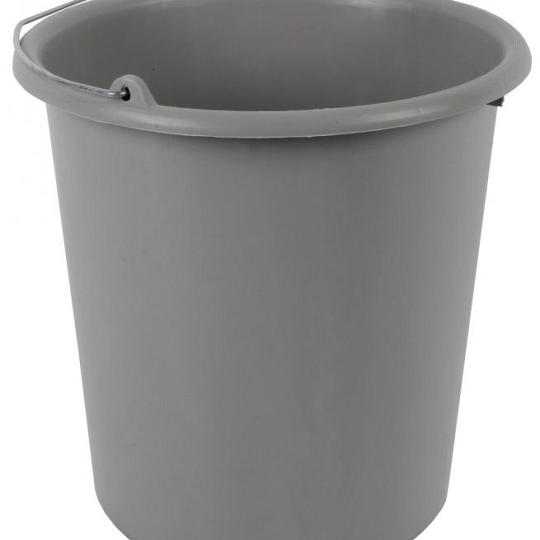 Emmer 10 liter grijs
