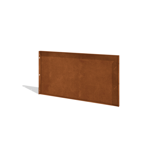 Cortenstaal schutting H - Paneel - 120 x 63,3 cm
