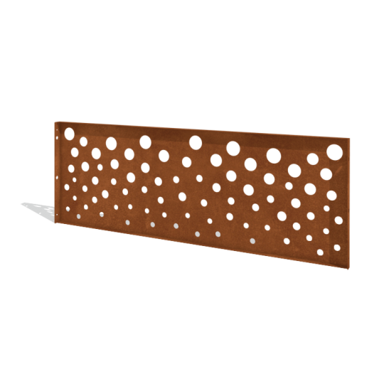 Cortenstaal schutting H - Paneel B - 180 x 63,3 cm