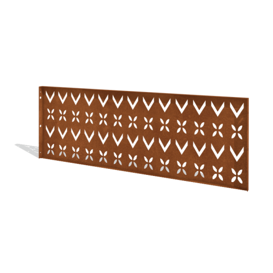 Cortenstaal schutting H - Paneel V - 180 x 63,3 cm