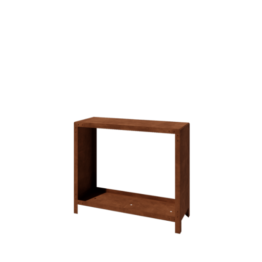 Cortenstaal houtopslag - Indiana - 120 x 40 x 100 cm