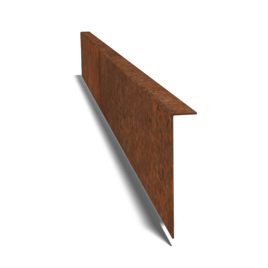 Cortenstaal borderrand - Gezet - Hoogte 22 cm - 240 cm