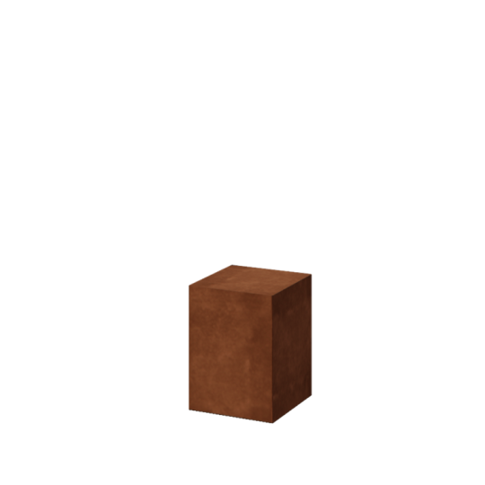 Cortenstaal sokkel - Ohio - 30 x 30 x 40 cm