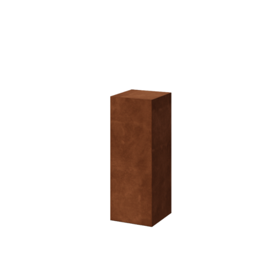 Cortenstaal sokkel - Ohio - 30 x 30 x 80 cm