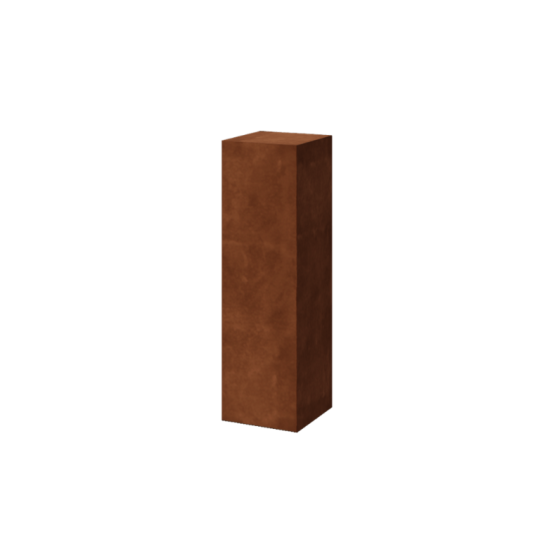 Cortenstaal sokkel - Ohio - 30 x 30 x 100 cm