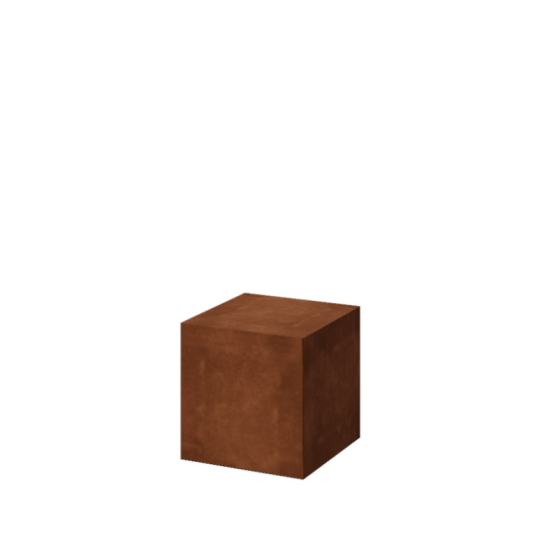 Cortenstaal sokkel Ohio 40 x 40 x 40 cm