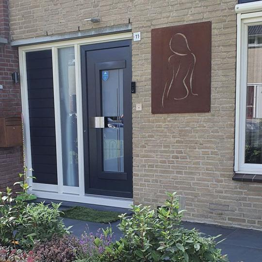 Cortenstaal wanddecoratie Vrouw - small
