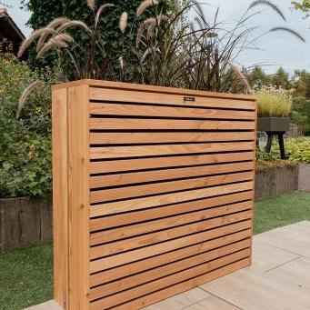 Terrasbloembak Elan Excellent douglas, 93 x 30 x 103 cm, onbehandeld.