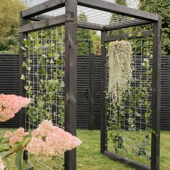 Gaaspaneel met maas 15 x 15 cm stekloos, verzinkte draad, 75 x 180 cm.