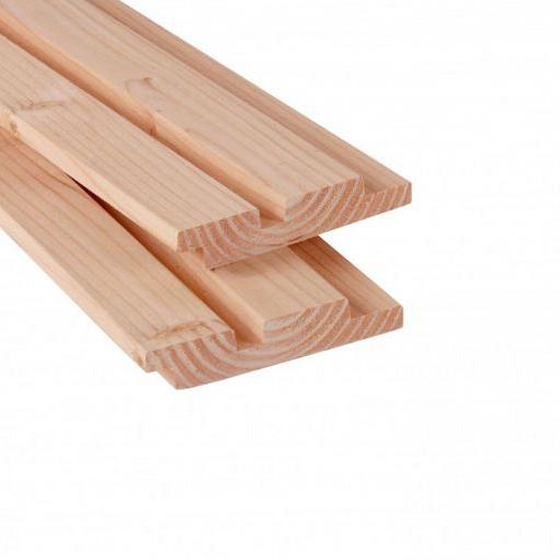Douglas geschaafd rhombusprofiel 2,7 x 14,5 x 500 cm, onbehandeld.