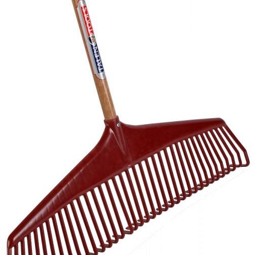 Talen Tools – Bladhark – Kunststof – 67 cm – Extra breed – Essenhouten steel – 150 cm