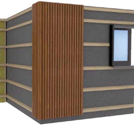 WPC WEO60 Gardenwall Teak – gevelplank 3,3x17x390 cm (wb 140 mm) FSC 100%